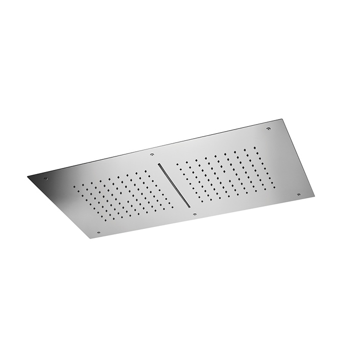 Потолочный душ Stella Wellness R700W 70х40см, на 2 потребителя, внутр.часть вкл., цвет: STEEL