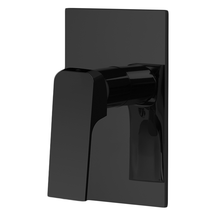Однорычажный смеситель для ванны и душа Fima Carlo Frattini Fit F3389X1NS, на 1 источник, встраиваемый, цвет: чёрный матовый