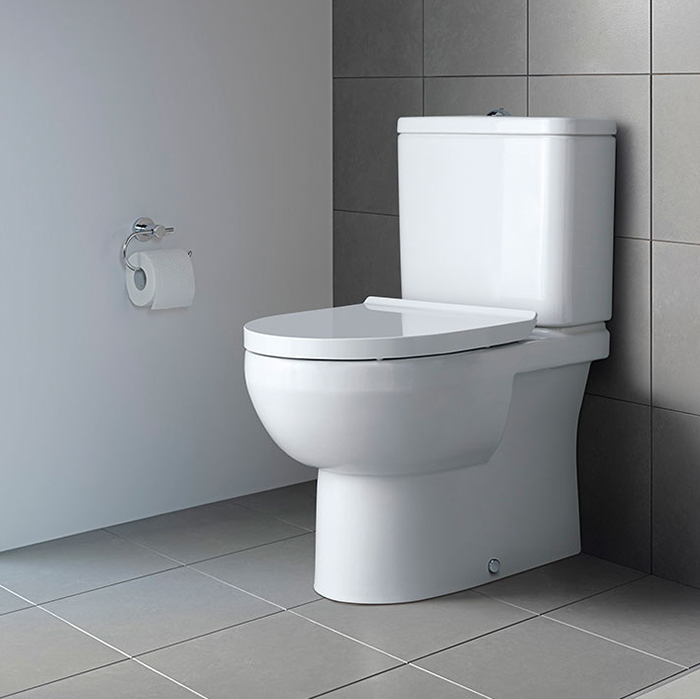 Duravit DuraStyle basic Унитаз-моноблок 36.5х65см., безободковый, слив универсальный, подключение снизу слева, цвет: белый
