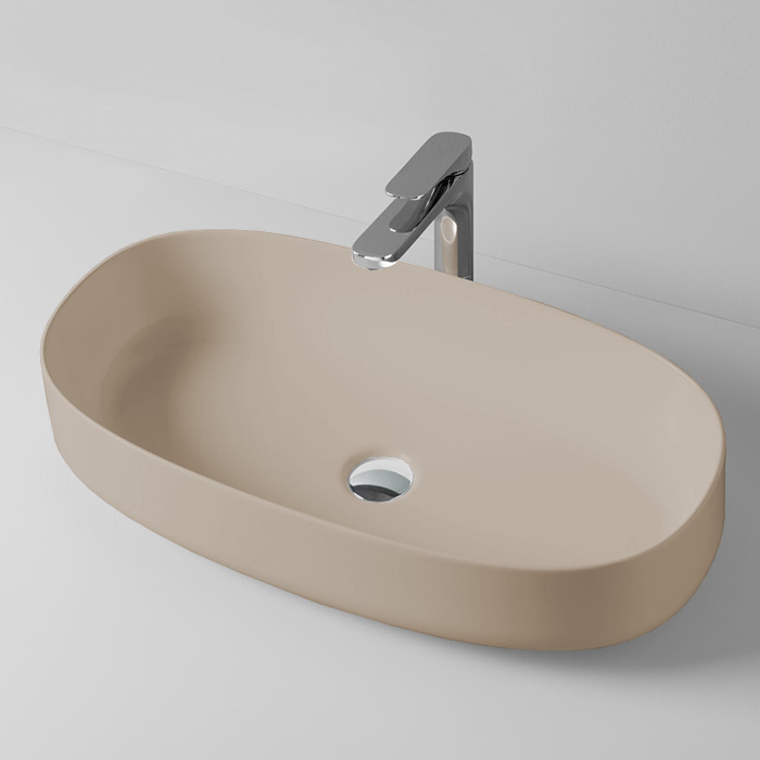 Artceram Cognac Раковина 68х35хh15см, накладная, без отв., без перелива, цвет: matera
