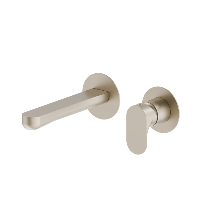 Смеситель для раковины Newform Linfa II, встраиваемый, внешняя часть, цвет: gold satin