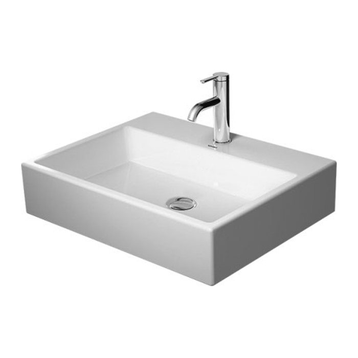 Раковина Duravit Vero Air 60х47см, подвесная, без перелива, с 3 отв. цвет: белый