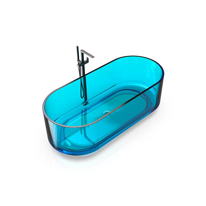Knief Ellipse shape Ванна отдельностоящая 170x75x56см, из полимерного материала, цвет: Aquamarin Blue # 100