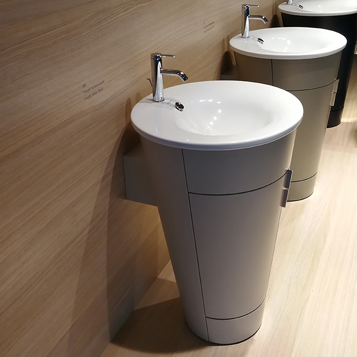 Duravit Starck 1 Тумба напольная 60x56xh82.5см, с раковиной, цвет: taupe satin matt