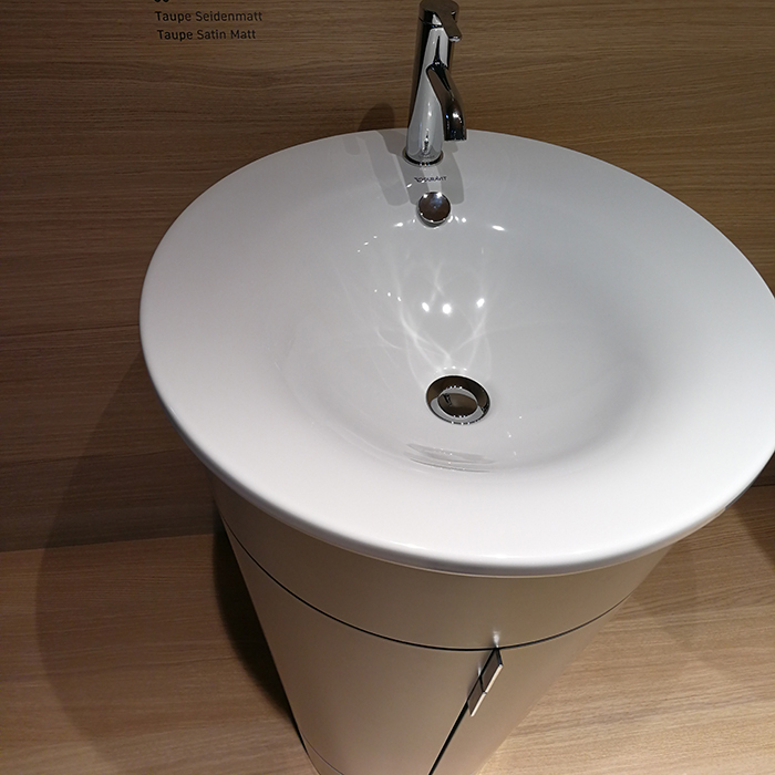 Duravit Starck 1 Тумба напольная 60x56xh82.5см, с раковиной, цвет: taupe satin matt