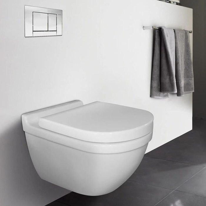 Duravit Starck 3 Унитаз подвесной безободковый, 540х360 мм, с сиденьем микролифт, цвет белый