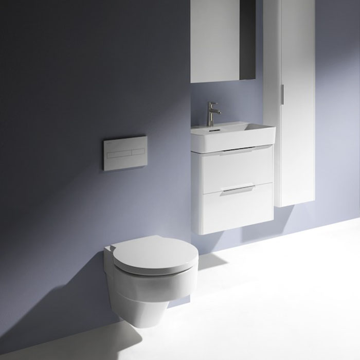 Laufen VAL Унитаз подвесной 53x39x36.5см, безободковый, с покр. LCC, цвет: белый