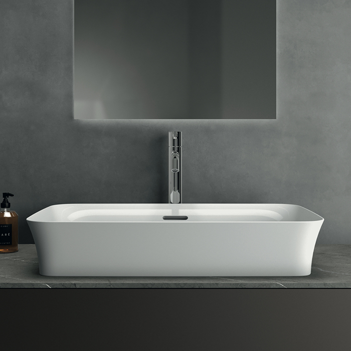 Ideal Standard Ipalyss Раковина накладная 65х39хh12 см, без отв., с крепежом, покрытие: Diamatec® цвет: белый