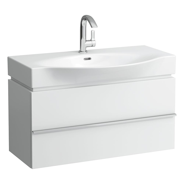 Laufen Palace Тумба подвесная 90x51см, с раковиной, 2 ящика, цвет: белый матовый