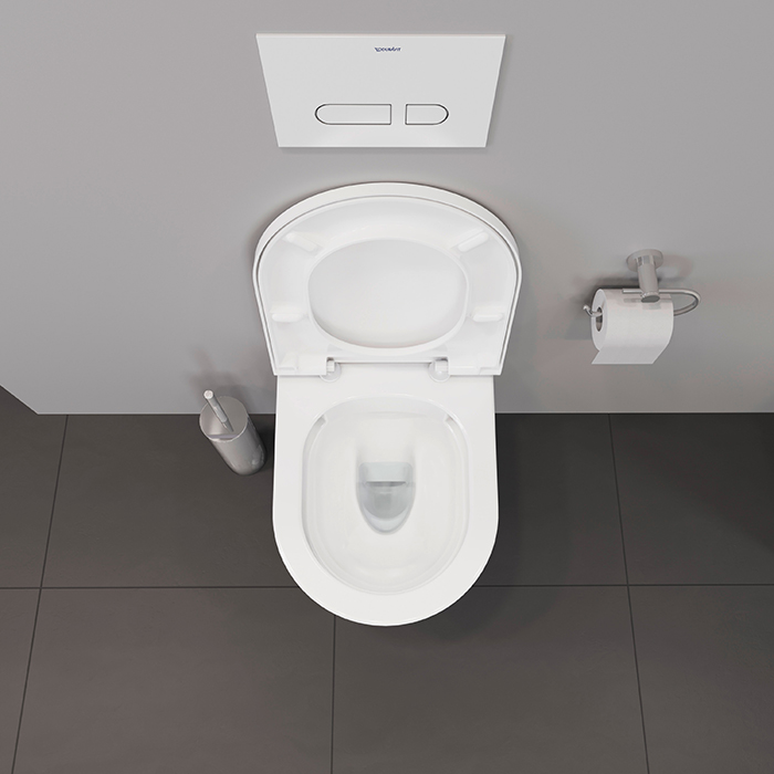 Duravit D-Neo Унитаз 37х48см, подвесной, безободковый, цвет: белый глянцевый