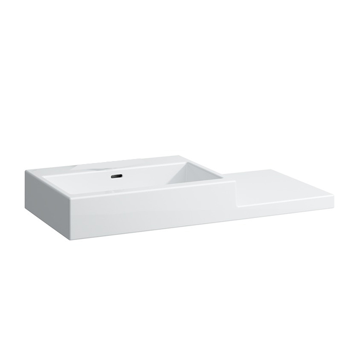 Раковина Laufen Living City 100х46х14 см, без отв., цвет: белый