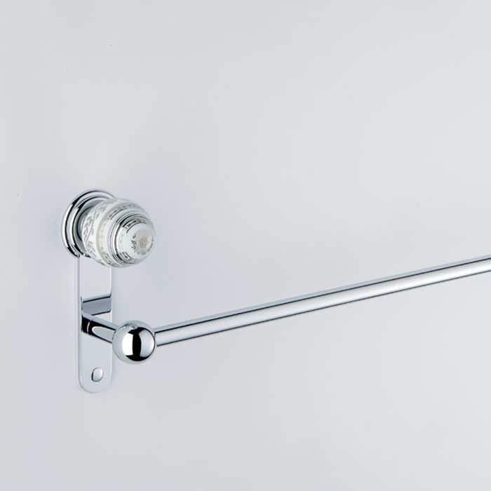 THG Marquise platinum decor Полотенцедержатель 60см, подвесной, декор белый/платина, цвет: хром