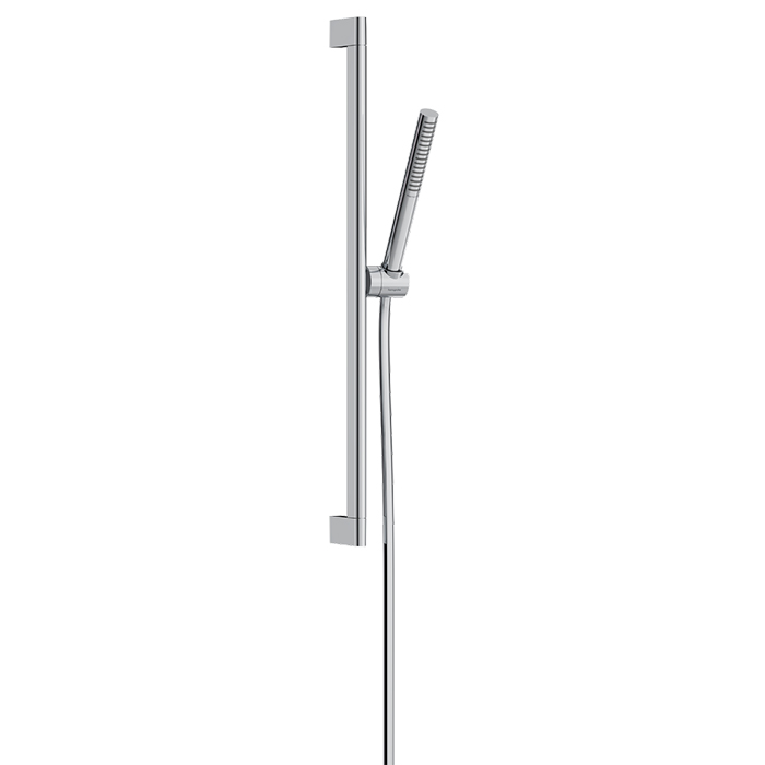 Душевой гарнитур Hansgrohe Pulsify, с ручным душем 1jet EcoSmart+ и душевой штангой 65 см, цвет: хром