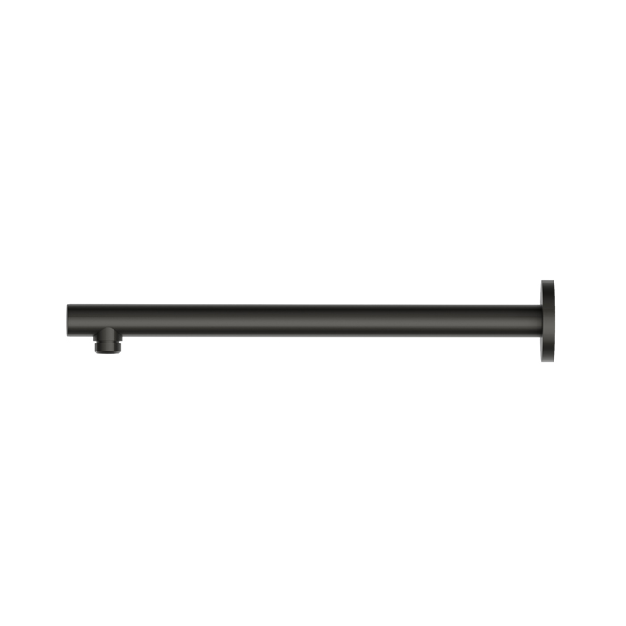 Душевой кронштейн Newform Head Showers 35см, настенный, закругленный, цвет: carbon satin