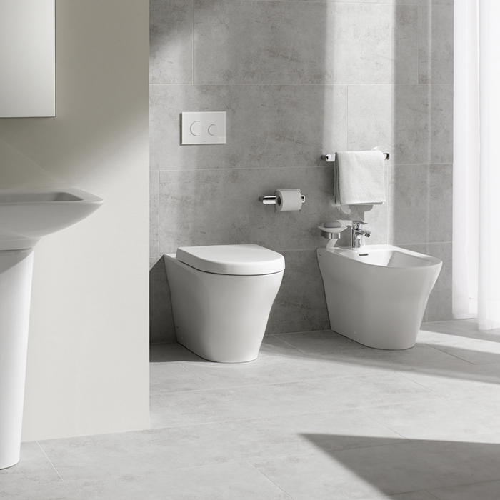 TOTO MH Унитаз приставной 39x62.4x41см, безободковый, Tornado Flush, CeFiONtect, цвет: белый