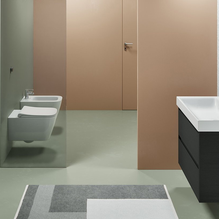 GSI Nubes Унитаз подвесной 55х35см., Swirlflush с креплением, цвет: белый глянцевый