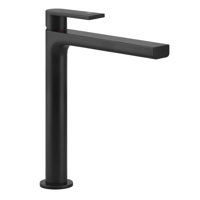 Смеситель для раковины высокий Gessi Emporio Via manzoni, на 1 отв, цвет: Black XL