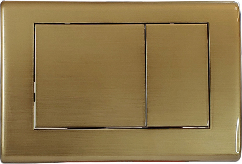 Панель смыва TCprofi TC32BR CRAFT с двумя клавишами для инсталляции TECE, серия Planus, цвет бронза состаренная