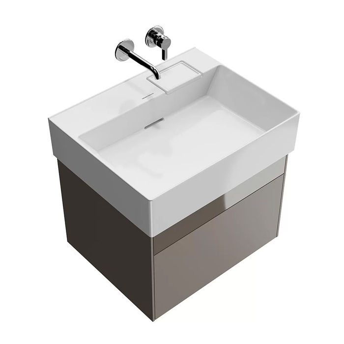 Kerama Marazzi Logica Тумба подвесная 56.4x46x40.3см, 2 ящика, цвет: песчаный