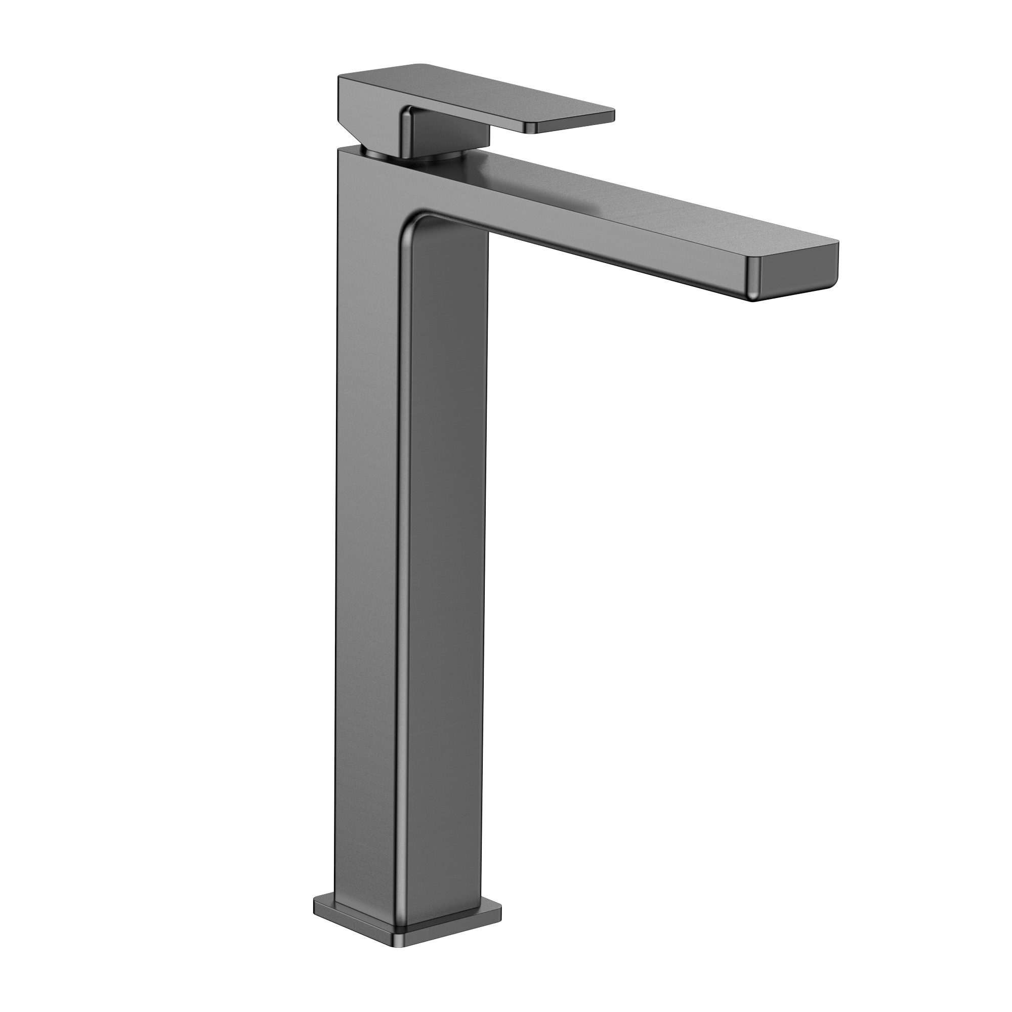 Смеситель для раковины AQUAme Savona, 250мм, гладкий, подводка ½", металл — AQM6814GM