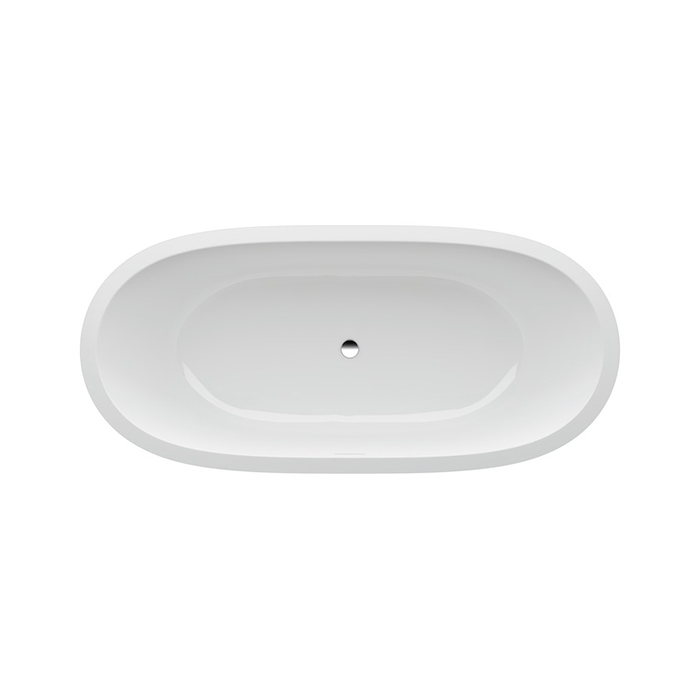 Ванна Laufen Alessi One 178x82x46см, встраиваемая, овальная, материал: композит, цвет: белый