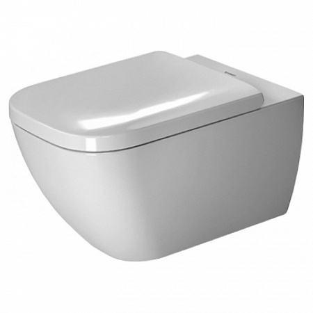 Duravit Happy D.2 Унитаз подвесной 36.5х54см с вертикальным смывом, вкл. крепление Durafix, цвет: белый