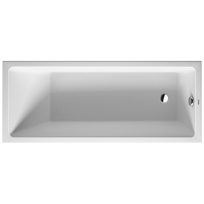Ванна акриловая Duravit Vero Air 170x70см, встраиваемая, цвет: белый