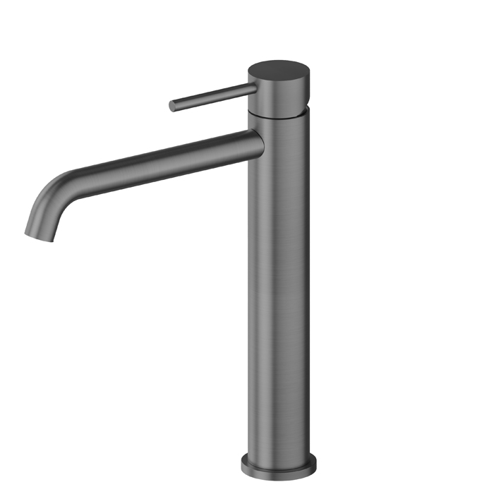 Смеситель для раковины Newform X-Steel 316, 1 отв., средний, цвет: PVD brushed gun metal