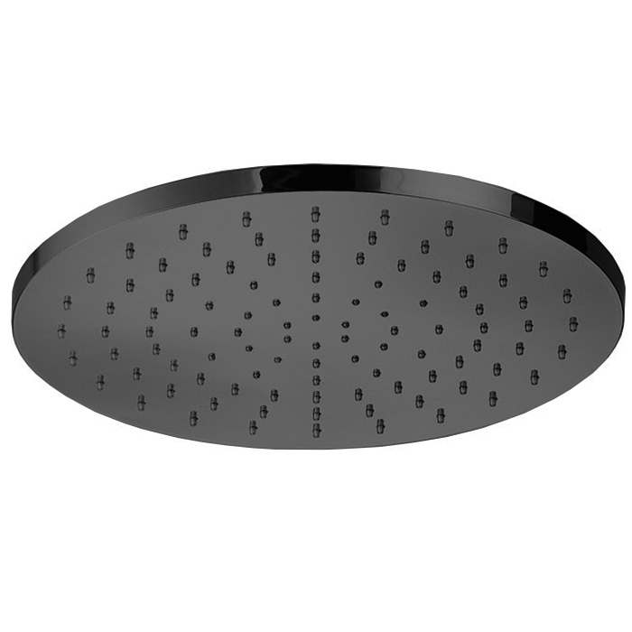 Almar Round Верхний душ Ø30см, настенный, круглый, латунь, цвет: Gun Metal Brushed PVD