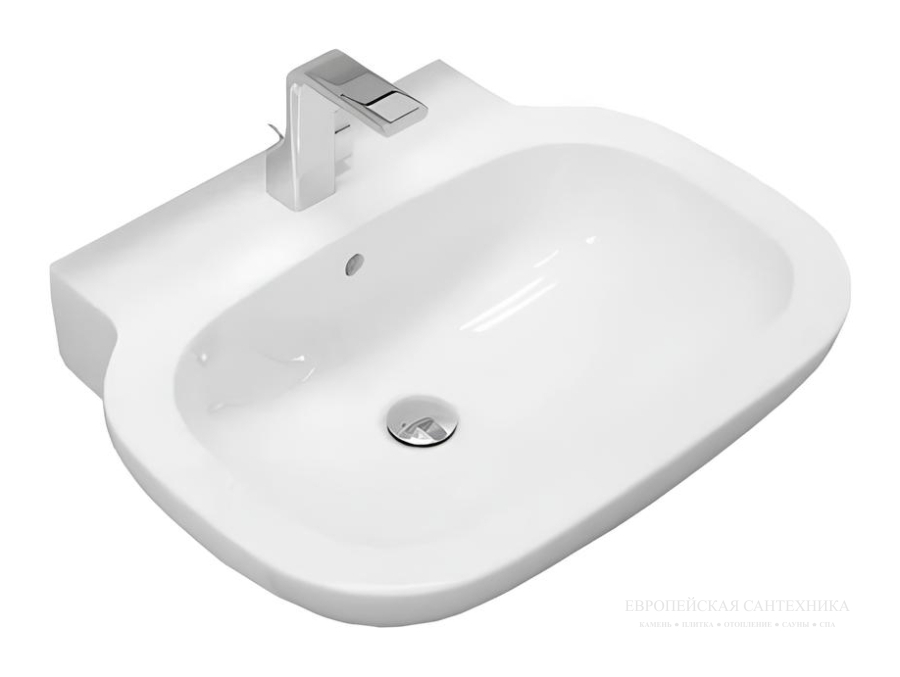 Раковина Flaminia Sprint подвесная, 740 × 540 мм, цвет: белый глянцевый
