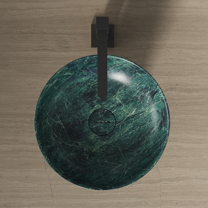 Dea Design Marble Venezia Раковина 50х50х85см, напольная, без отв., мрамор, цвет: Stone Green
