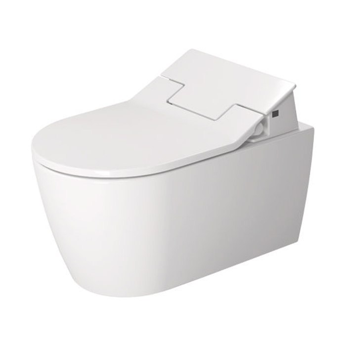 DURAVIT Me by Starck Унитаз подвесной безободковый 57х37см, для крышки-биде Sensowash, с креплением, цвет: белый