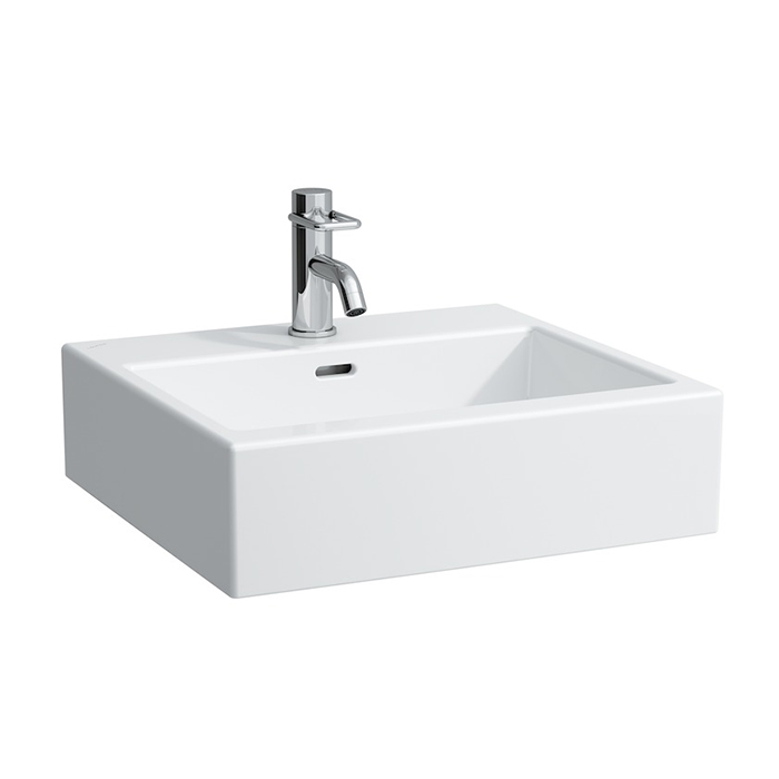 Раковина Laufen Living City 50х46х14 см, 1 отв., цвет: белый