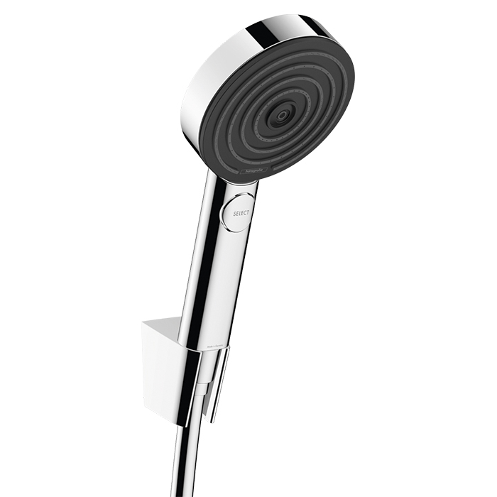 Hansgrohe Pulsify Душевой гарнитур: ручной душ, держатель и шланг 125см, цвет: хром