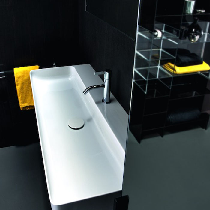Раковина Laufen VAL 95х42х11.5 см, 1 отв., покрытие LCC, цвет: белый