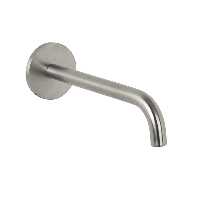 Carlo Frattini Spillo Steel Излив настенного монтажа, длина 200 мм, цвет: INOX