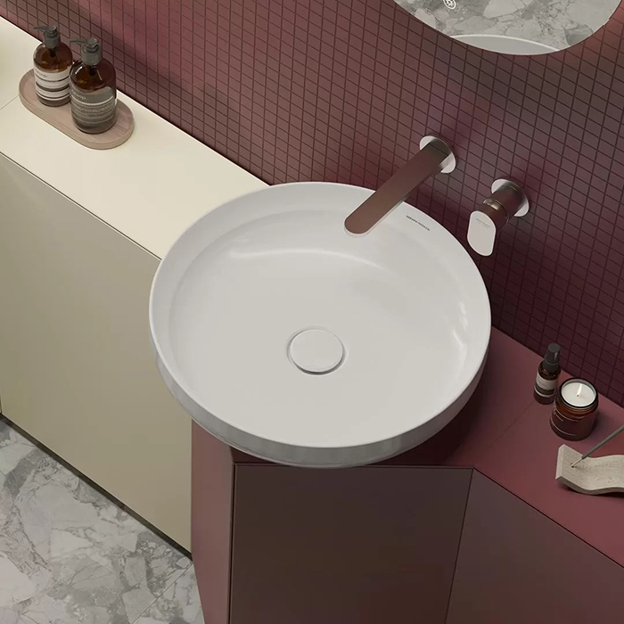 Kerama Marazzi SAFI Раковина накладная 46см, цвет: белый глянцевый