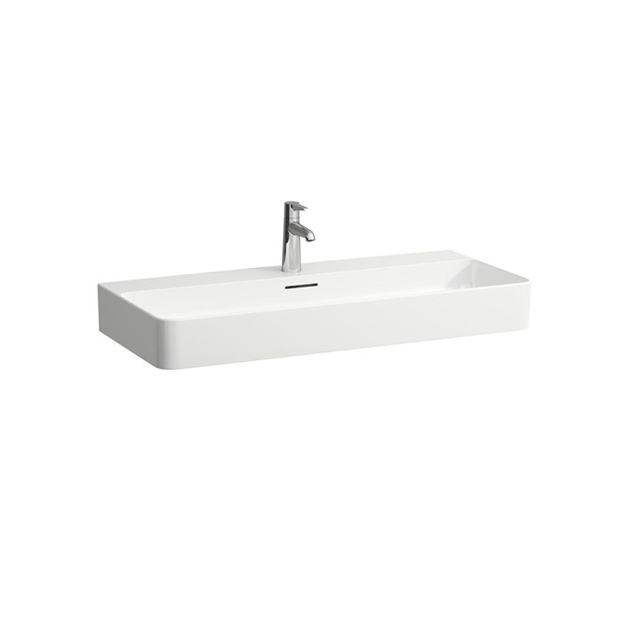 Раковина Laufen VAL 95х42х11.5 см, 1 отв., покрытие LCC, цвет: белый