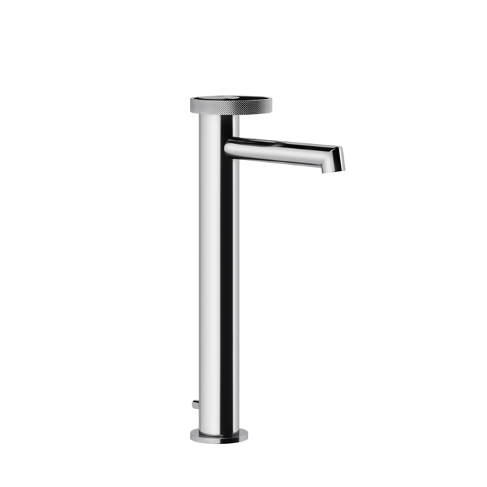 Смеситель для раковины высокий Gessi Anello, излив короткий. С донным клапаном и соединительными шлангами, цвет: хром