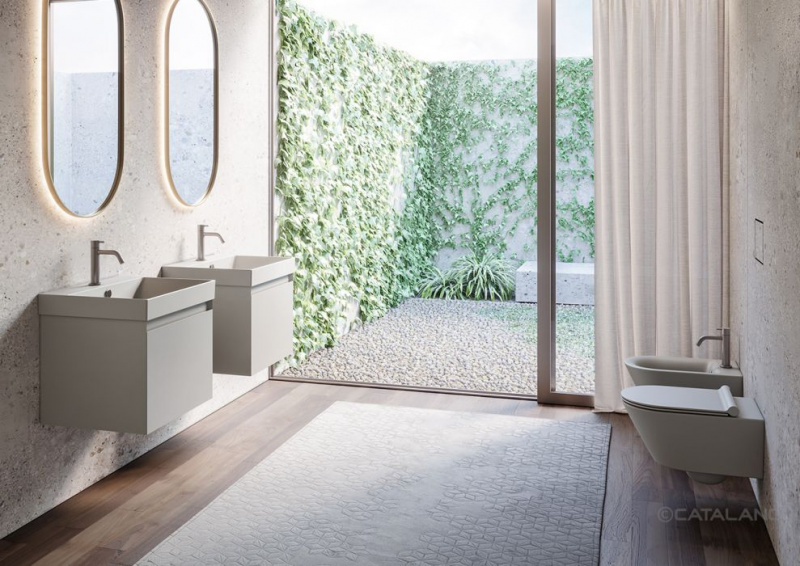 Унитаз подвесной безободковый Catalano Colori 55x35 0111550023 / 1VS55NRCS