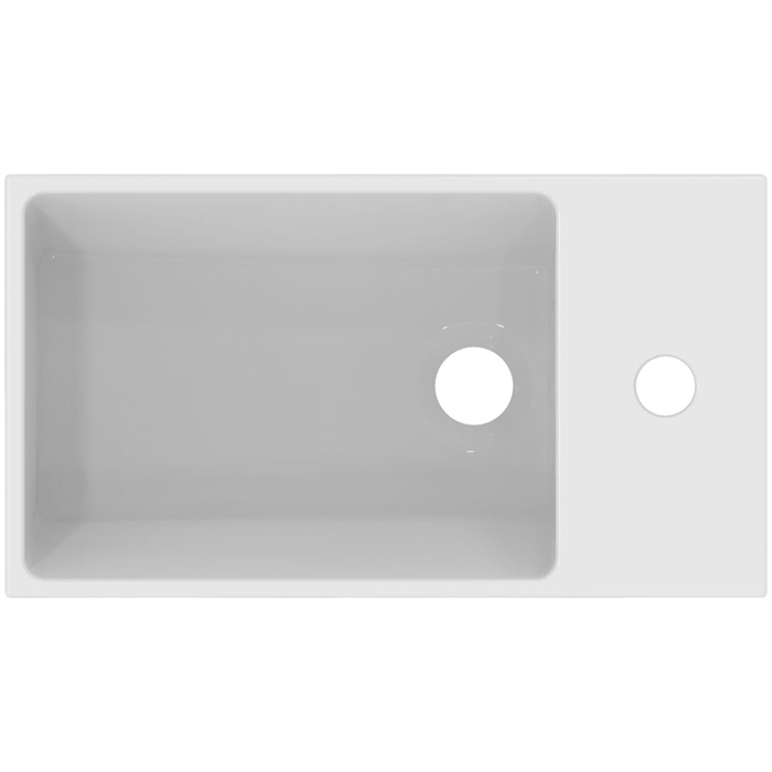 Ideal Standard Extra Раковина 45х25xh12см., подвесная, с 1 отв, Dx, с крепежом, цвет: белый глянец