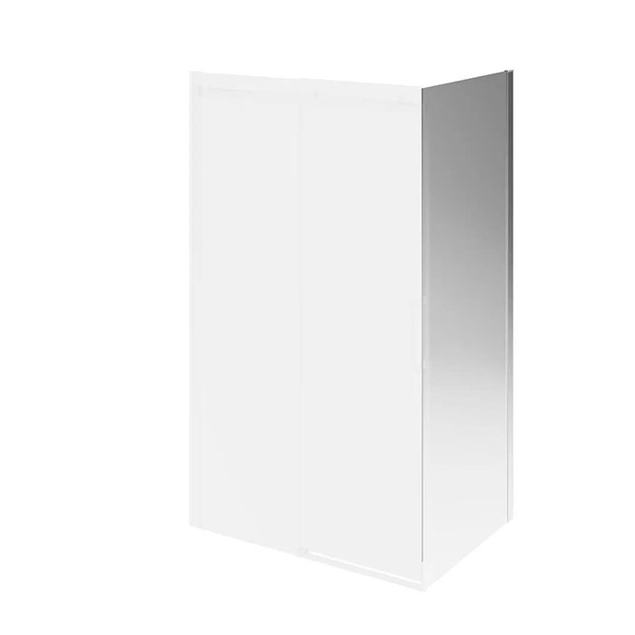 Kerama Marazzi Cristallo Душевая боковая панель 90х210см, цвет: брашированный никель