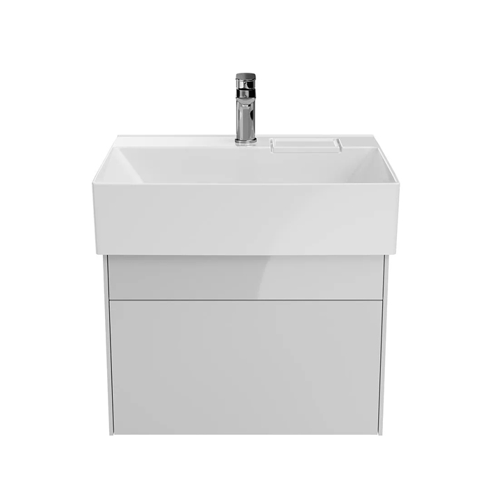 Kerama Marazzi Logica Тумба подвесная 56.4x46x40.3см., 2 ящика, цвет: белоснежный