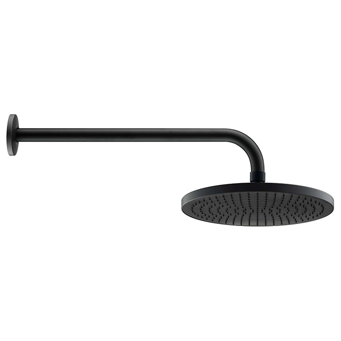Duravit Shower Верхний душ Ø23см., 1 режим, настенный/потолочный, цвет: черный матовый