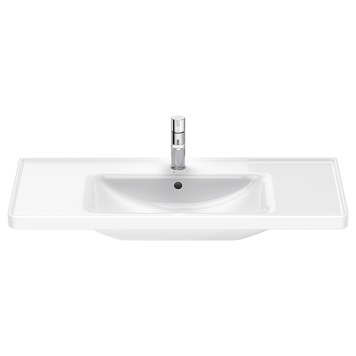 Duravit D-Neo Раковина 100.5х48см, накладная, с переливом, 1 отв., цвет: белый
