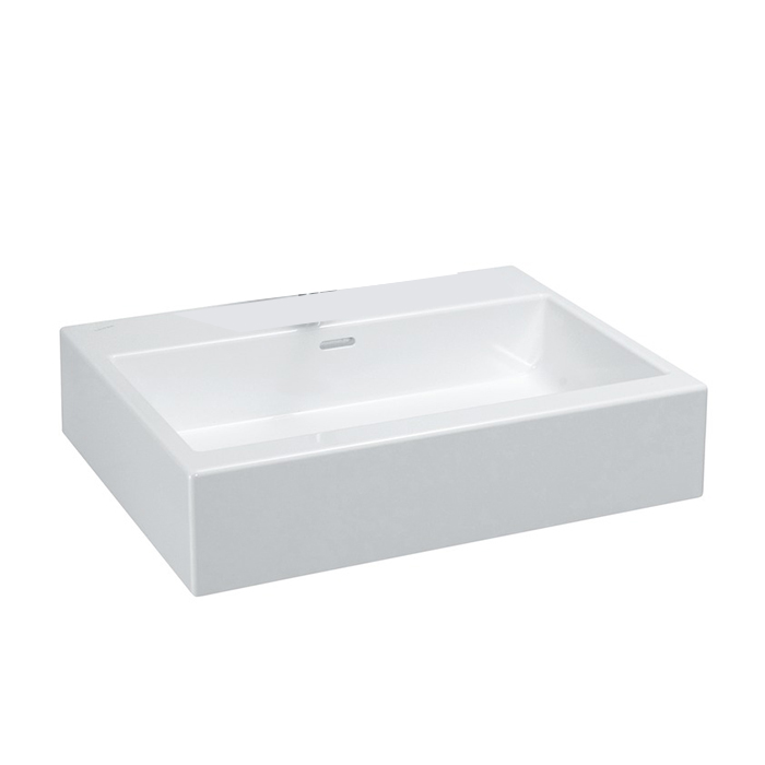 Раковина Laufen Living City 60х46х14 см, без отв., цвет: белый