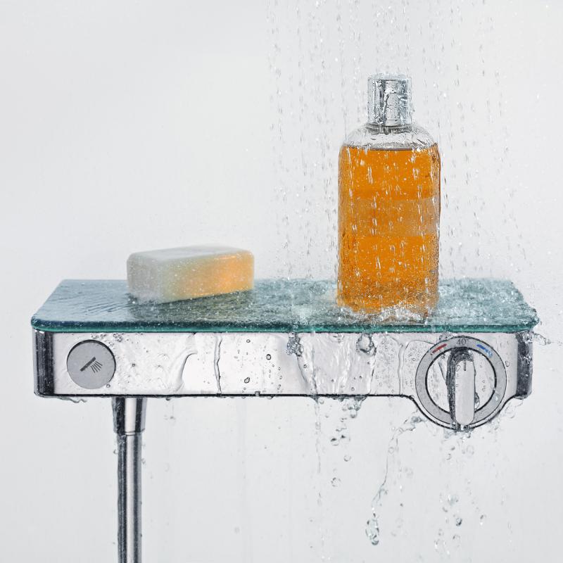 Термостат или вентиль Hansgrohe ShowerTablet Select для душа, полка 300 мм — 13171000