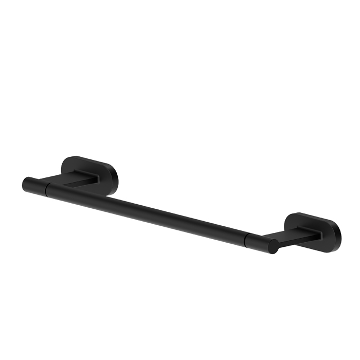 Полотенцедержатель Newform Accessori tondi 30см, цвет: черный матовый