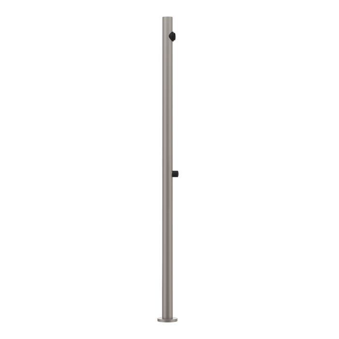 Внешние части Gessi Origini для уличной душевой стойки на 1 выход, цвет Steel Brushed