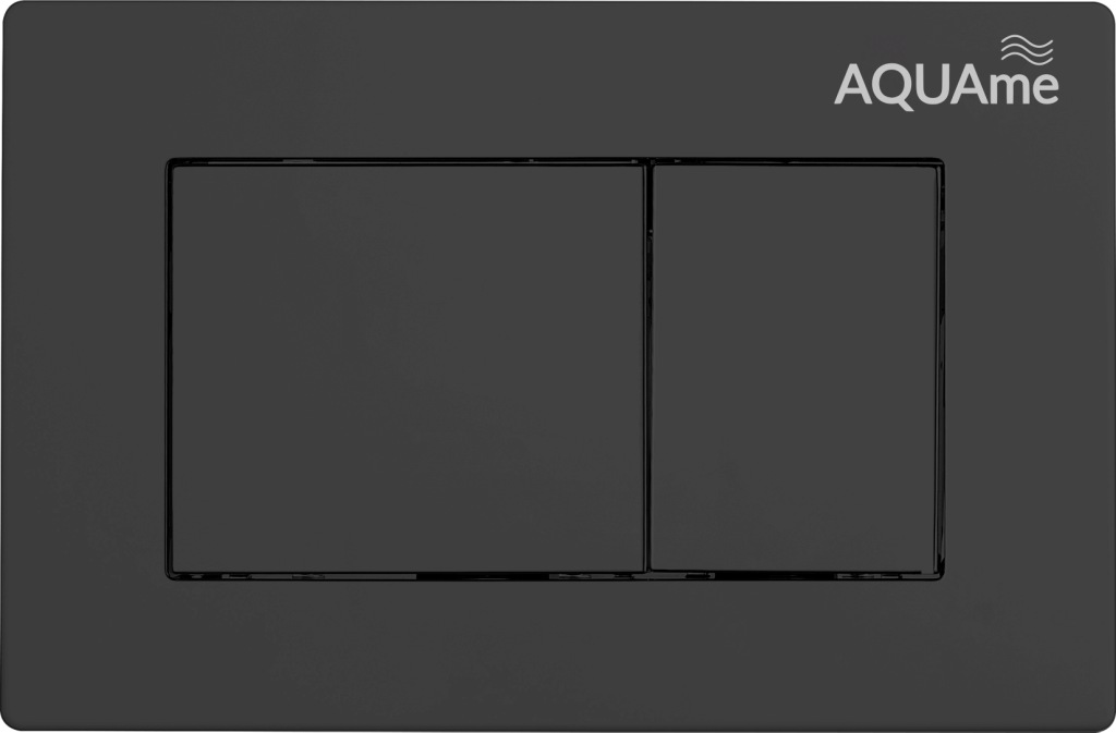 Клавиша смыва AQUAme, пластик, черный — AQM4102B